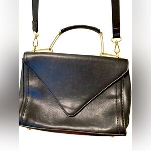 Madison West Black Crossbody Handbag